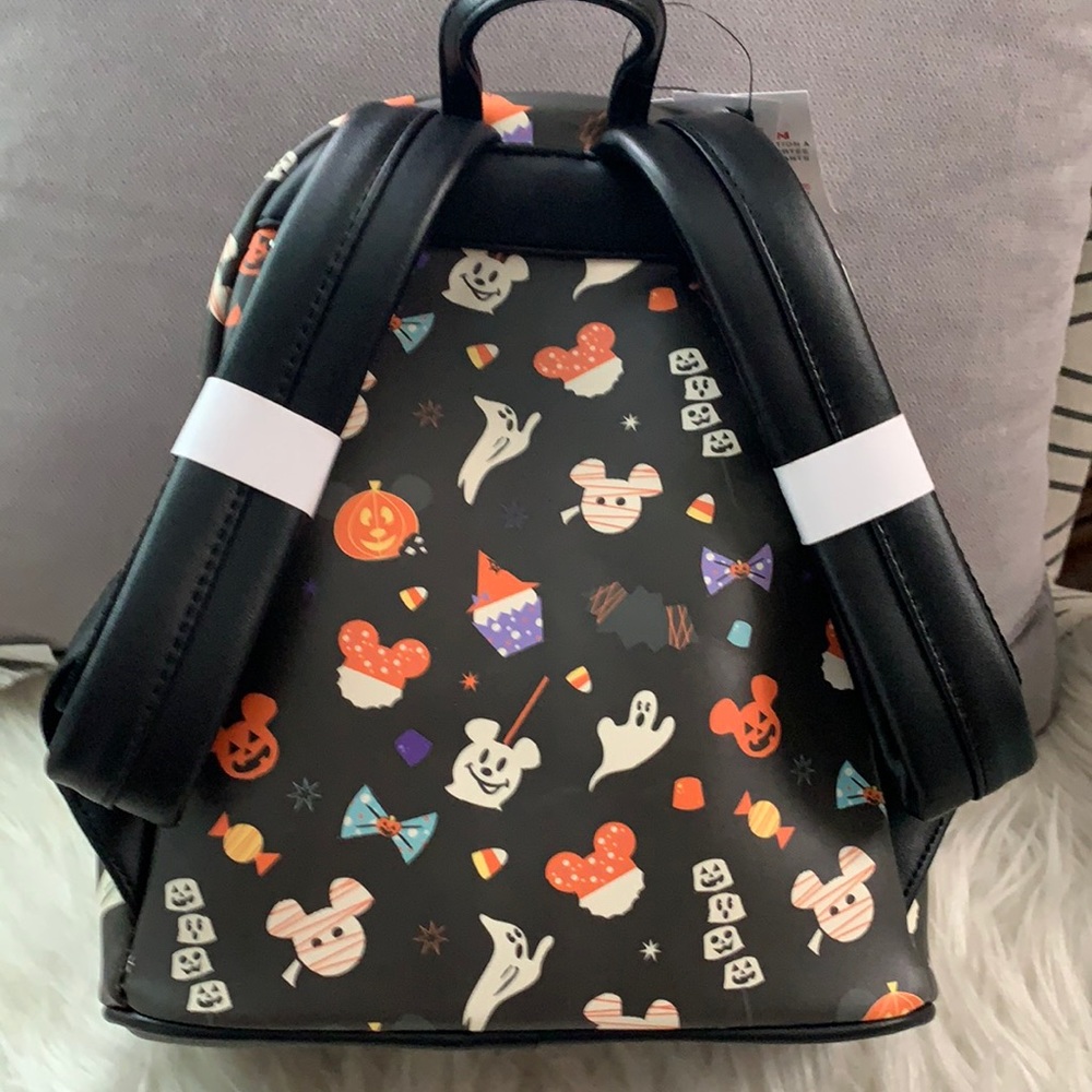 Disney Mickey Icon Halloween Loungefly Backpack - Picture 4 of 9